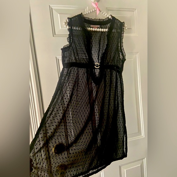 Sheer Bathing Suit Cover - Picture 2 of 8